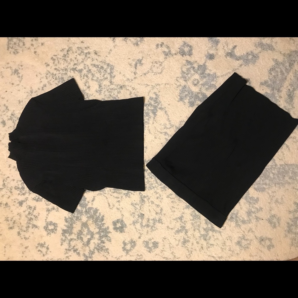 Zara top and mini skirt